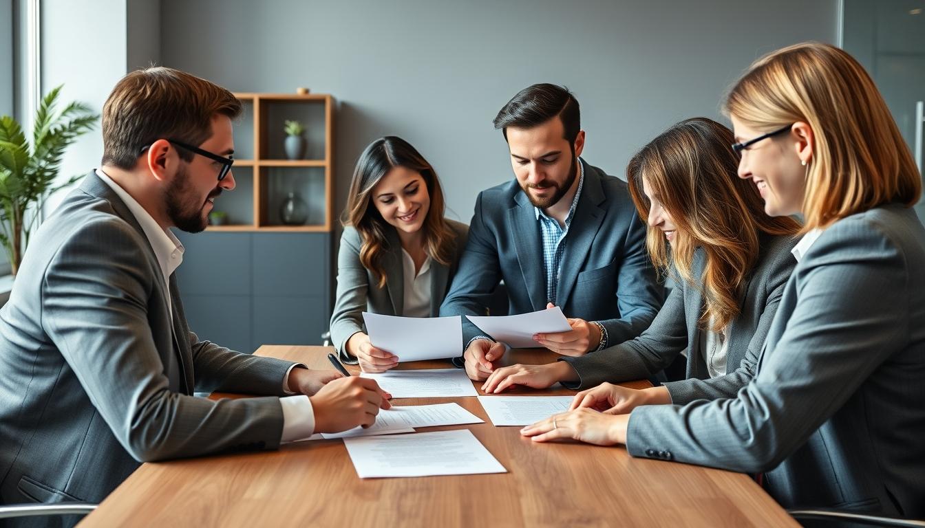 Business contract documents