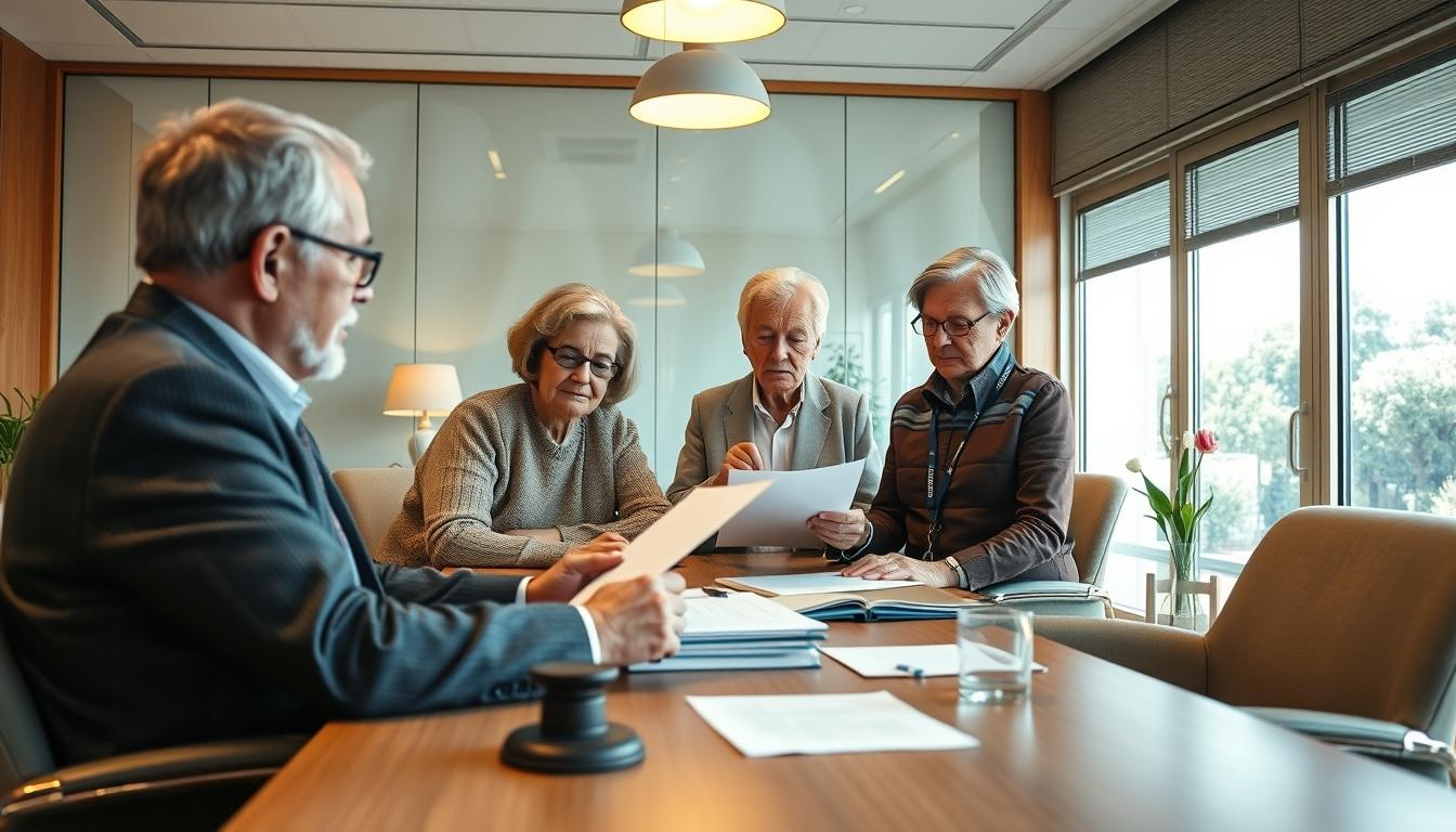 Business agreement signing